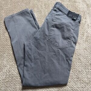 AG Adriano Goldschmied Pants 33R The Graduate Trouser Green Label Gray